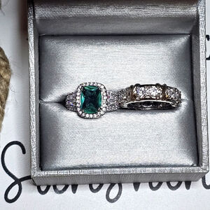 2 Silver Rings (Set Of 2)